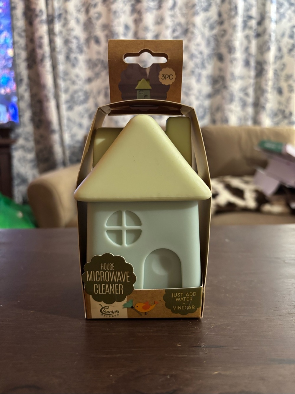 Microwave Cleaner House - Light Green Microwave Cleaner